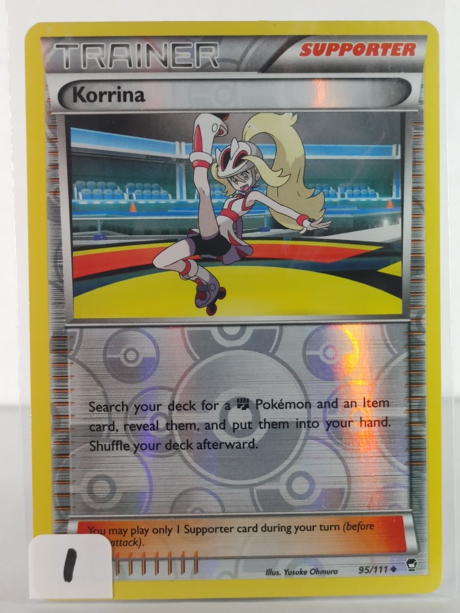 Korrina - Furious Fists 95/111 singles, reverse holo - Pokemon TCG