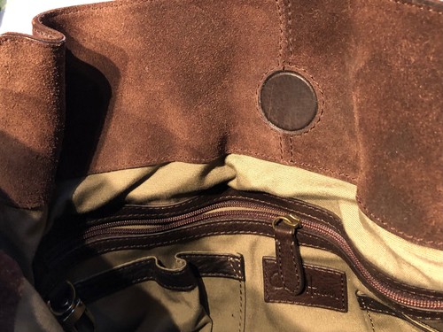 Cole Haan Brown Leather Handbag Tote - Picture 4 of 10