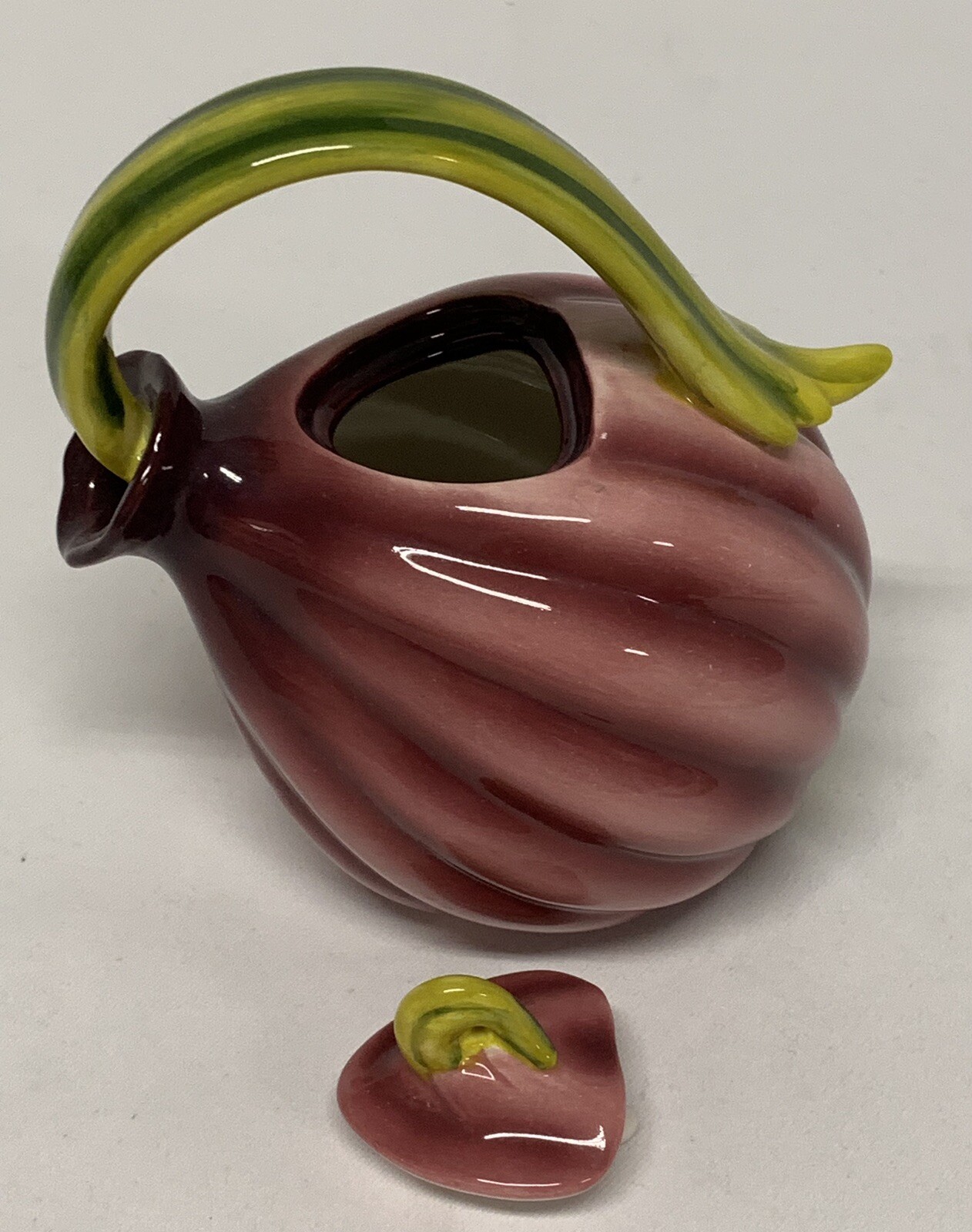 Cosmos Ceramic Purple Onion Teapot Kitchenware Vegetable Decor 