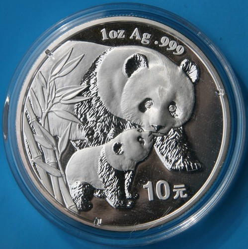 10 yuanes China Panda 1989 - 2023 en plata 999 - 1 oz respectivamente 30 g China - Imagen 37 de 70