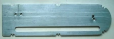 Vintage Craftsman 113 8" Table Saw Blade Insert Throat Plate 3" x 10 5/8 Aluminu