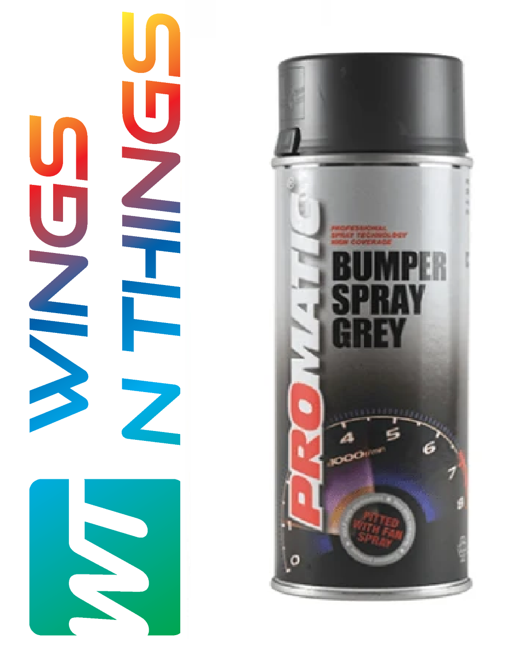 Promatic Bumper Spray Plastic Mid Grey Aerosol Can Paint 400ml BSG400 eBay