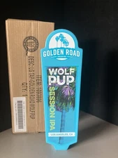 NEW Golden Road Wolf Pup Session IPA Man Cave Beer Tap Handle Pull Kegerator Lot