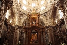 Landscape mexico church building architecture indoors Custom Gaming Mat Desk