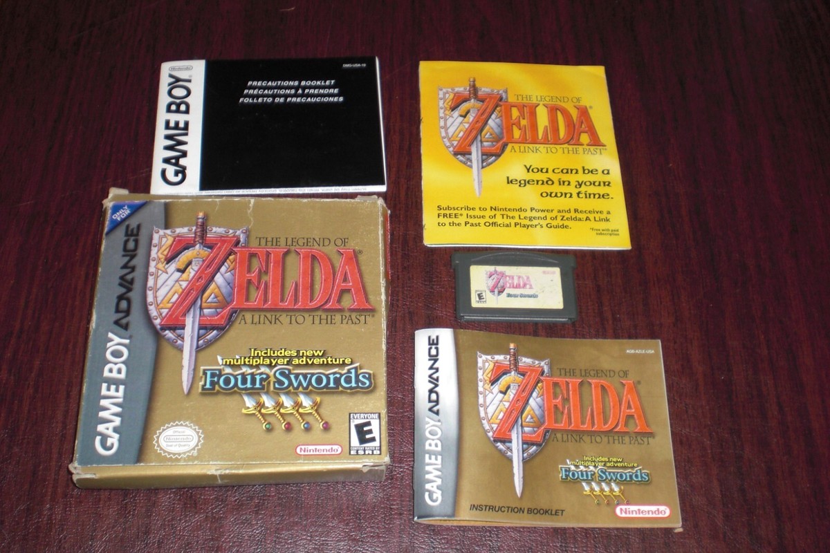 Legend of Zelda A Link to the Past Four Swords Game Boy Advance Legend of Zelda A Link to the Past Four Swords Game Boy Advance