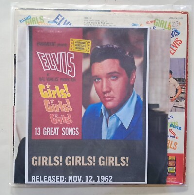 英LP Elvis Presley Girls! Girls! Girls! Elvis Presley 