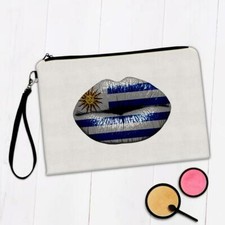 Gift Makeup Bag : Lips Uruguayan Flag Uruguay Expat Country For Her Woman