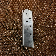 Mag Mec Gar 1911 Full Size 7 Round 45 ACP Magazine Blued Clip