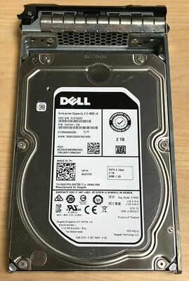 DELL 2TB 7.2K RPM SATA III 3.5 LFF ENTERPRISE 6GB/S HARD DRIVE 2000GB HDD N0YPD