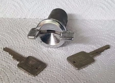 Vintage GM General Motors Ignition Lock Mechanism, Key, Housing Car Starter Part