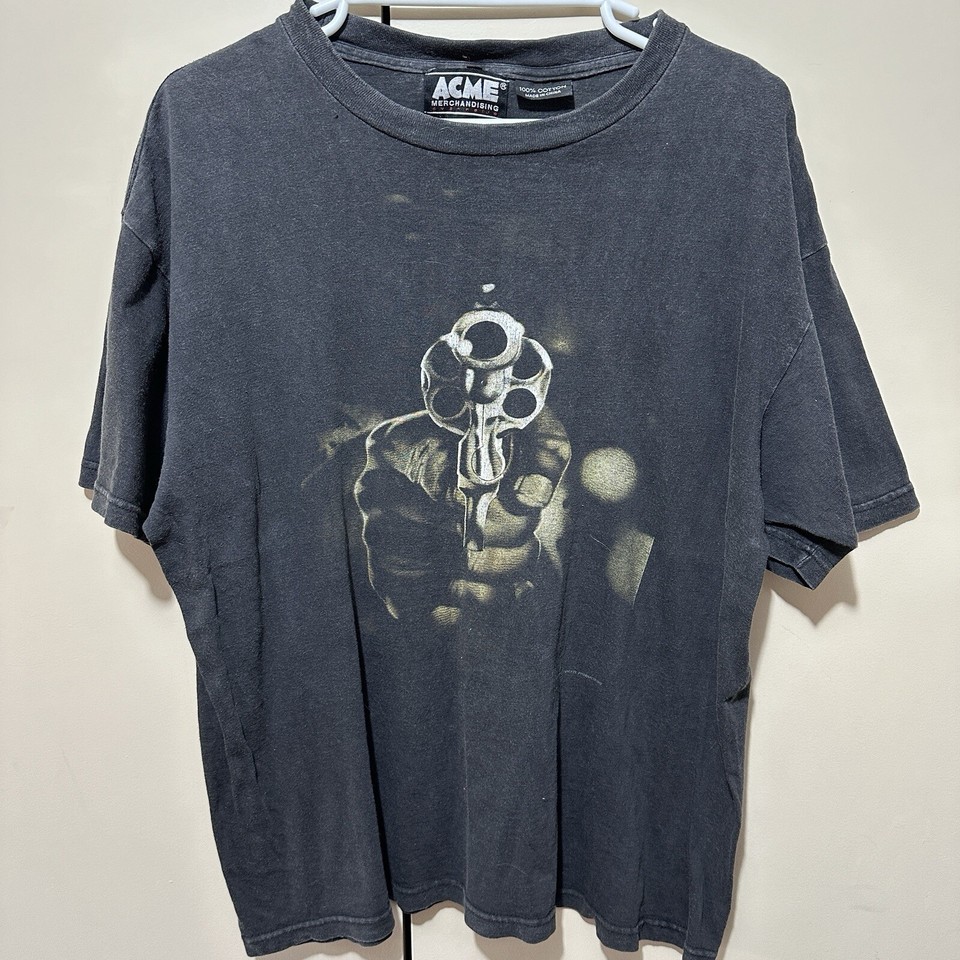 Vintage Acme Ice T Body Count Cop Killer T Shirt 90s Deceased Band