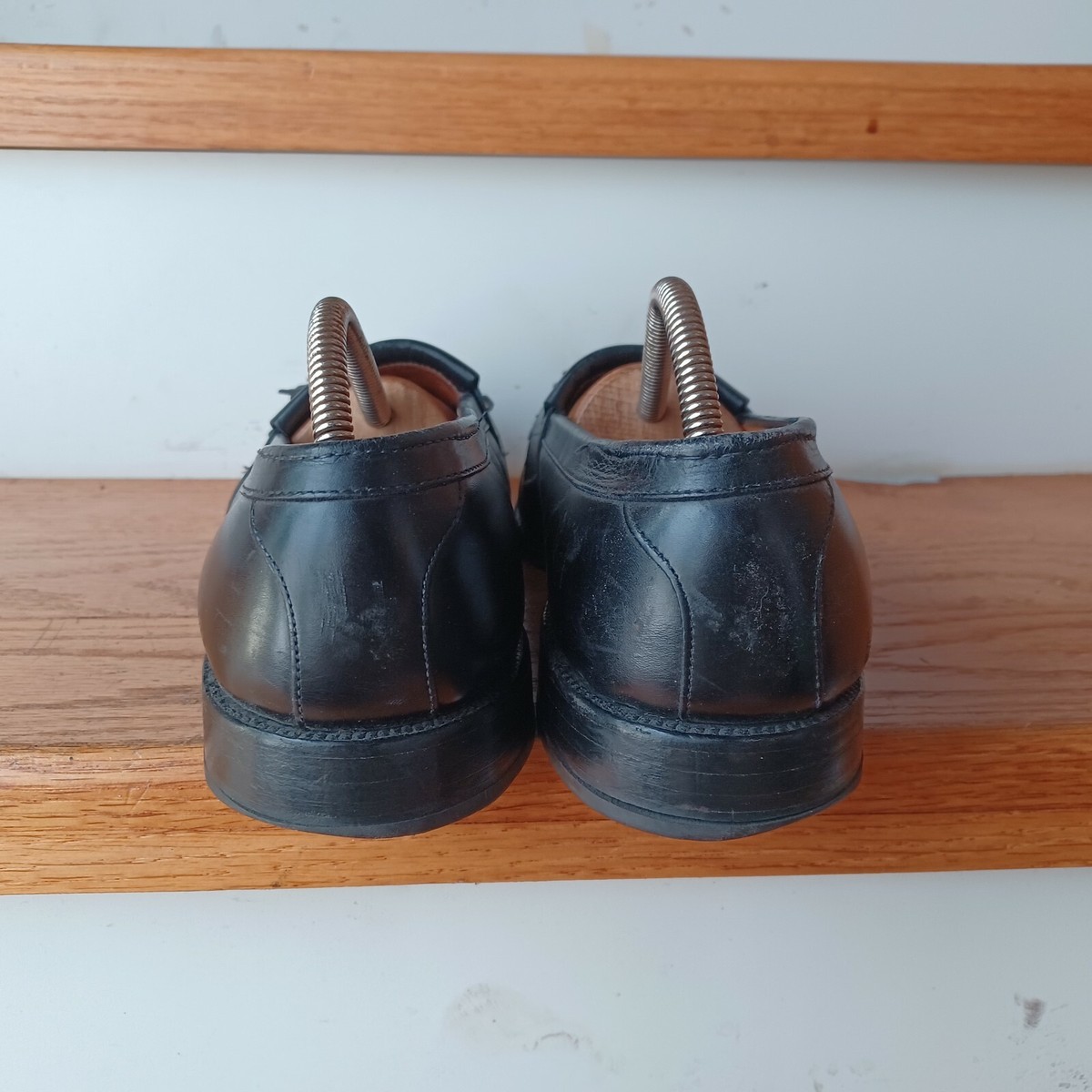 ALLEN EDMONDS AE Newport Kiltie Tassel Loafers Black Leather  display picture 1