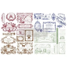 New! Just Labels - H2O Decor Transfer, Redesign With Prima French Label Decal