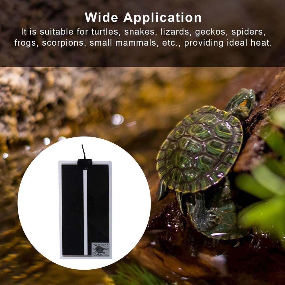 Reptile Vivarium Heat Mat Heating Warm Heater Pad With Thermostat