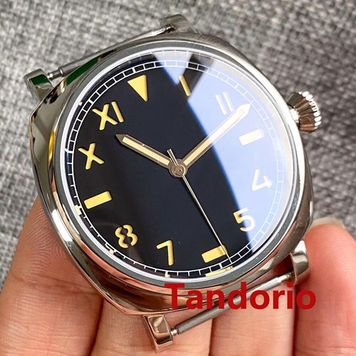 Lancette Per Orologi In Argento Puntatore Per Orologio Con Spada Da Aviatore Ago Luminoso Verde Per Movimento ETA 2824 2836 PT5000 - Foto 10