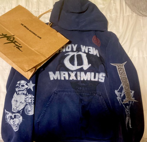 2024 Travis Scott Live MetLife Utopia Tour Merch Size L Blue Maximus ...