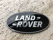 Stemma Borchia Ovale Land Rover Per Range Rover Evoque / Sport Nero Black