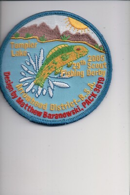 2005 Arrowhead District Tampier Lake Scout Fishing Derby patch