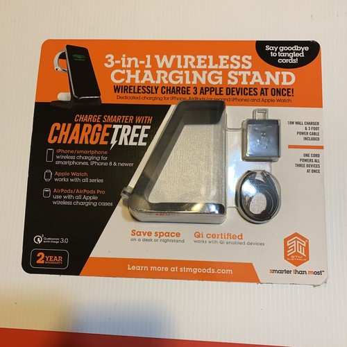 Wireless Qi Certified 3-in-1 Charging Stand - NEW™ - 第 1/8 張圖片