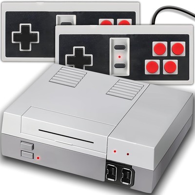 Retoo Konsole Classic Retro Videospielkonsole + 620 Games 2 Fernbedienungen Neu