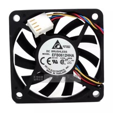 Delta EFB0612HHA 6010 DC12V 0.25A 6CM 4-Pin PWM Mute Cooling Fan