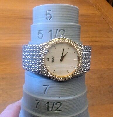 Men's Seiko Credor 8N70-6141 Diamond Bezel Yellow Gold 18k Men's Seiko Credor 8N70-6141 Diamond Bezel Yellow Gold 18k