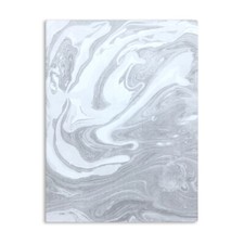 Marbled Journal Notebook 6x8 Grey Faux Leather Soft Cover Artists Loft
