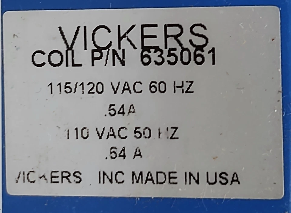 Vickers Eaton 635061 Coil for Solenoid Valve - Image 3 of 4