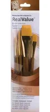 PRINCETON ART N BRUSH CO - SET OF 4 BRUSHES,  ROUND,  N WASH