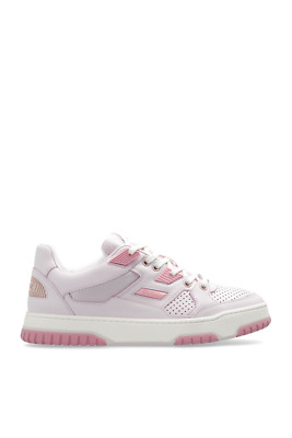 GUCCI Jones Women's Light Pink Leather Low Top Sneakers New