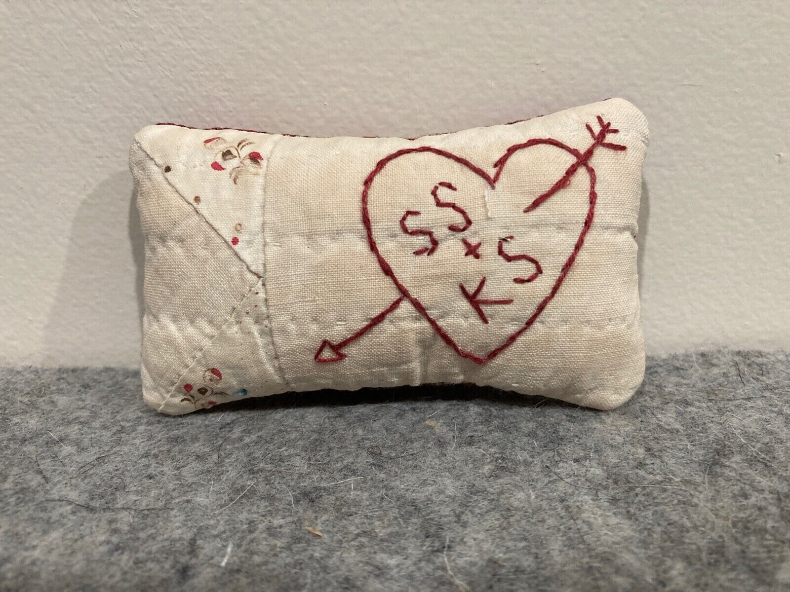 Listing for "Buttermilkandcream"  ONLY Valentine Heart with Initials 