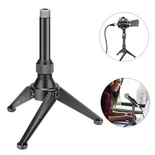 NEEWER Foldable Iron Mini Desktop Microphone Tripod Stand for Lectures  Podcasts