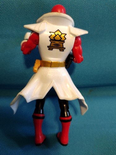 2011 Bandai Power Rangers Samurai Red Armor Morphin Spin Action Figure + bonus - Picture 8 of 8