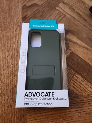 New QUIKCELL ADVOCATE Protective Case for SAMSUNG GALAXY A13 - OLIVE GREEN