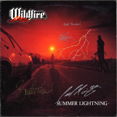 Wildfire Summer Lightning Vinyl Lp Paul Mario Day Iron Maiden Autograph Signed Ebay Изучайте релизы paul mario day на discogs. ebay