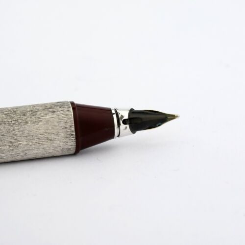 Vintage Must de Cartier Vendome Trinity Oval Solid Sterling Silver Fountain Pen - Bild 9 von 13