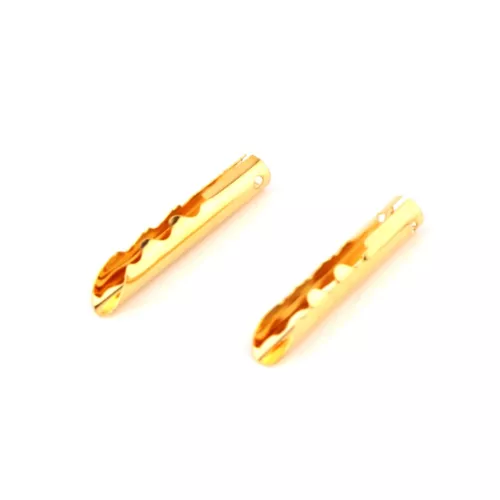Conectores de cable de altavoz de enchufe plátano tipo plátano enchapados en oro 24K cobre BFA 4 mm tipo Z 12 piezas - Imagen 6 de 7
