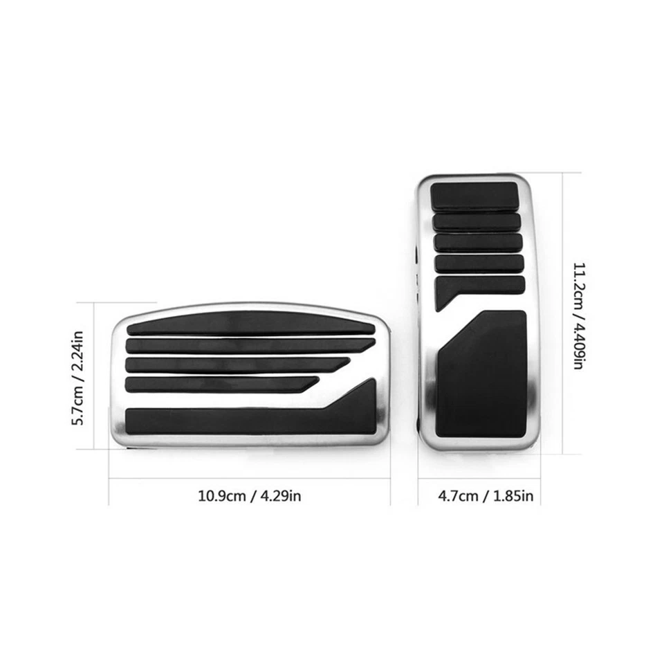 Kit de cubierta de pastillas de pedal de gasolina de freno cruzado para Mitsubishi Outlander Sport ASX Eclipse Foto 3 de 4