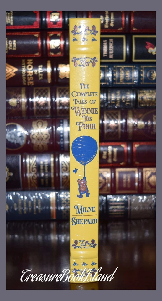 Complete Tales of Winnie the Pooh by Milne New Sealed Leather Bound Collectible Foto 2 de 4