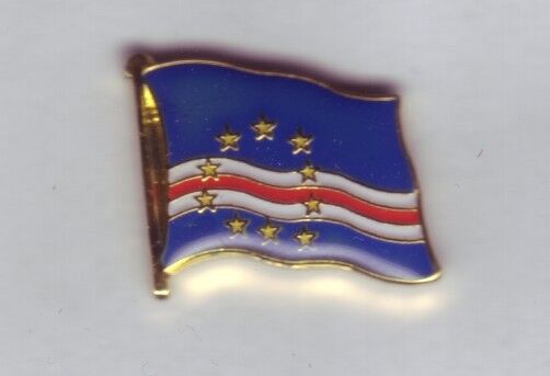 Cabo Verde Bagde Bandera, Bandera, Pin, , Kapverdische Islas