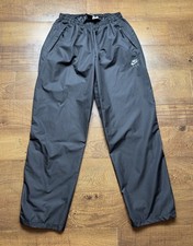 VTG Y2K Nike ACG Mens XL Black UnLined Windbreaker Track Pants Zip Ankles