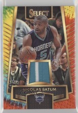 2016-17 Panini Select Select Swatches Tie-Dye Prizm 9/25 Nicolas Batum #24 3d3