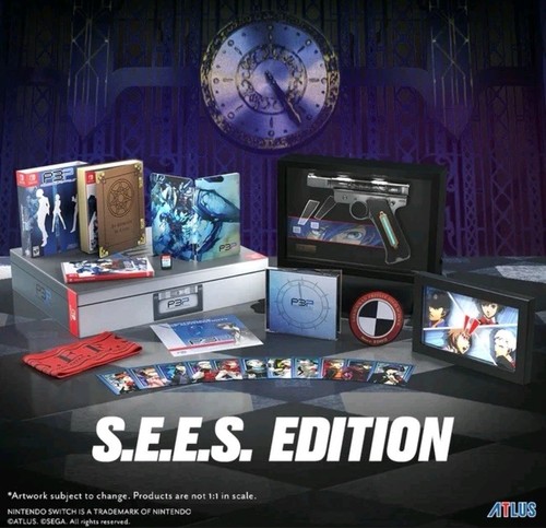 Limited Run NSW #213 Persona 3 Portable S.E.E.S. Edition Collectors Edition