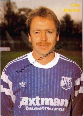 Original autograph Uwe Bredow VfB Leipzig // autograph signed signed signee B