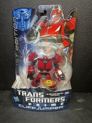 Takara Tomy Transformers Prime First Edition Deluxe Class 004 Cliffjumper - MISB