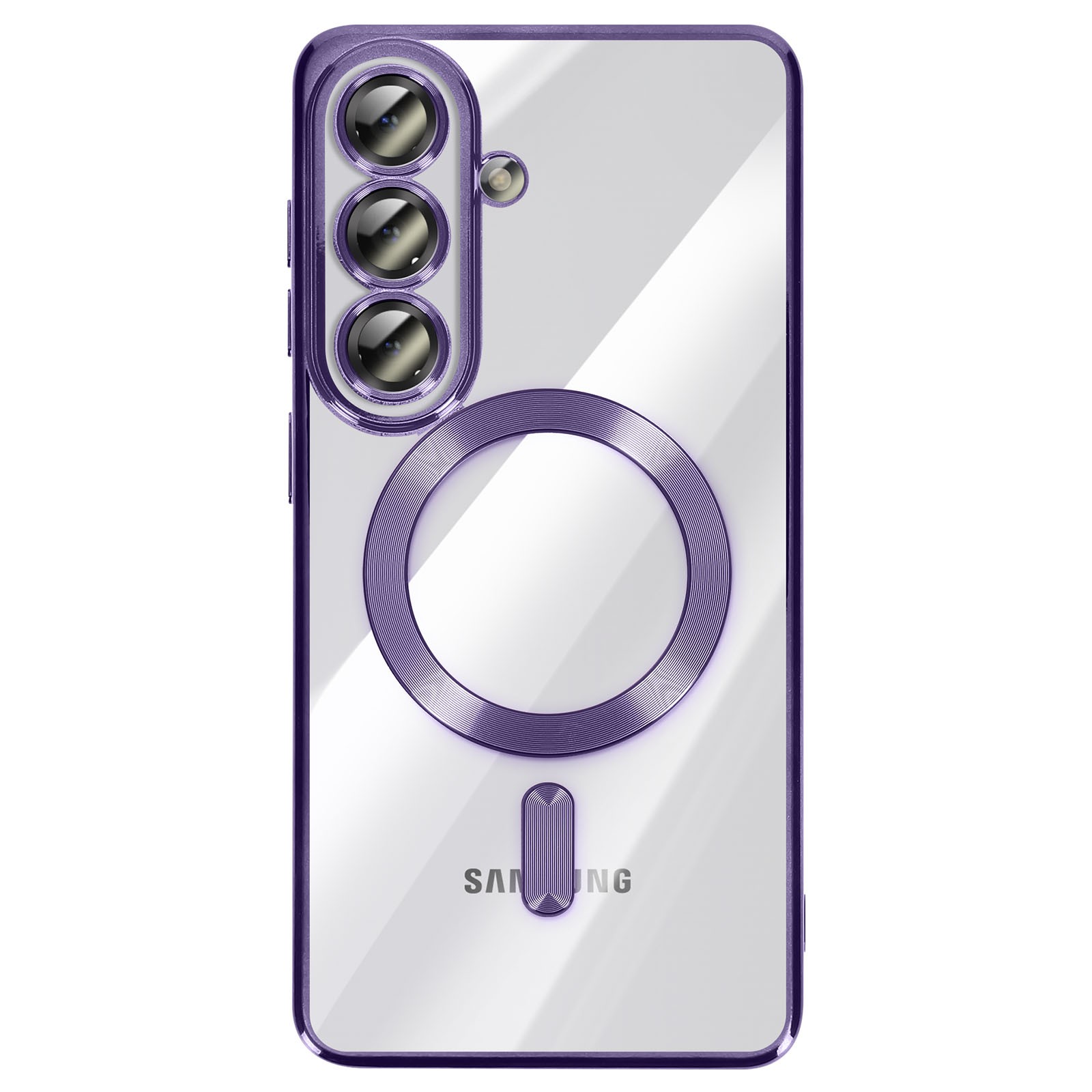 Coque Galaxy S26 antichoc violette avec protection angle renforcé