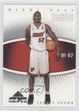 2001-02 Fleer Marquee Rookie 1119/2500 Ernest Brown Gerald Wallace #124 0a1