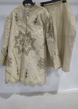 Country Western Rodeo women s leather outfit shirt and skirt
