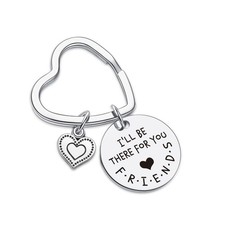 7RVZM Friends Theme Keychain Friendship Gifts For Women