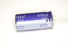 5 pcs Nichicon 4700uF 25V Radial Electrolytic Capacitor Audio/Power Supply